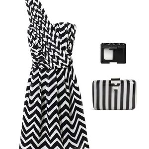 H&M party dress one shoulder